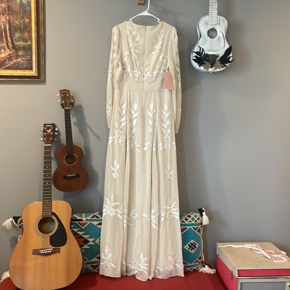 NWT BHLDN Wedding Dress Size 12 (Anthropologie Wedding Line) - Picture 6 of 8